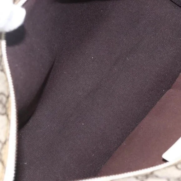 GUCCI GG Supreme Tote Bag PVC Beige Silver - Picture 10 of 16